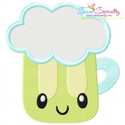 St.Patrick's Day Beer Kawaii Embroidery Design Pattern-1