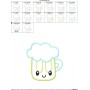 St.Patrick's Day Beer Kawaii Applique Design Pattern-2