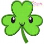 St.Patrick's Day Shamrock Kawaii Applique Design Pattern-1