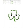 St.Patrick's Day Shamrock Kawaii Applique Design Pattern-2
