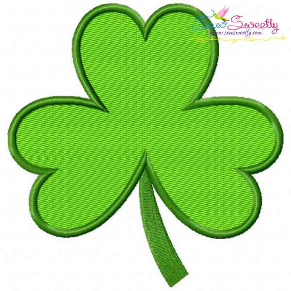 St.Patrick's Day Shamrock Embroidery Design Pattern-1