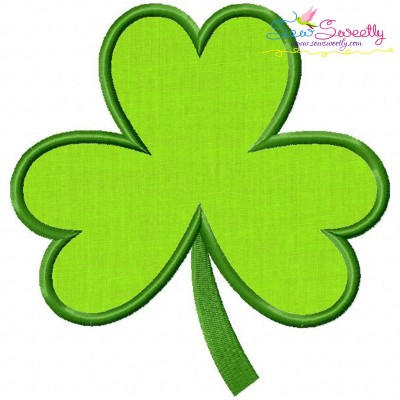 St.Patrick's Day Shamrock Applique Design Pattern-1