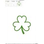 St.Patrick's Day Shamrock Applique Design Pattern-2