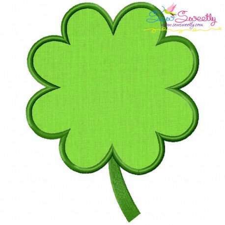 St.Patrick's Day Clover Applique Design- 1