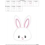 Easter Bunny Face Boy Applique Design Pattern-2