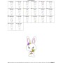Easter Bunny Girl Carrot Applique Design Pattern-2