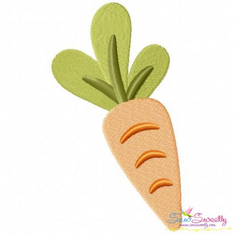 Fresh Carrot Embroidery Design Pattern-1