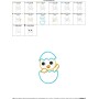 Easter Chick Egg Applique Design Pattern-2
