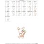 Easter Bunny With Carrot Applique Design Pattern-2