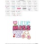 Little Miss Cotton Tail Applique Design Pattern-2