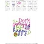 Don't Worry Be Hoppy Embroidery Design Pattern-2