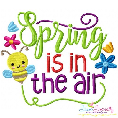 Spring Is In The Air Embroidery Design Pattern-1