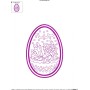 Bean Stitch Artistic Easter Egg Embroidery Design-10-2