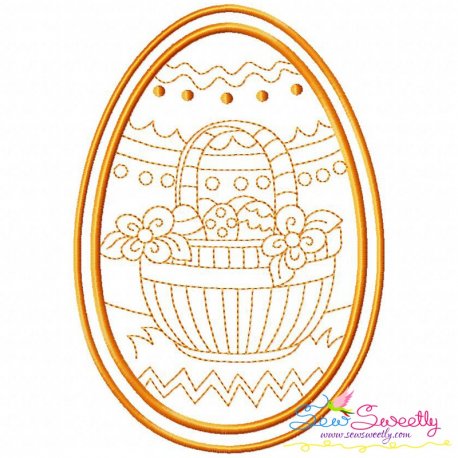 Bean Stitch Artistic Easter Egg Embroidery Design-8