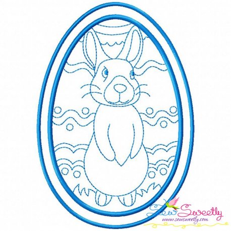 Bean Stitch Artistic Easter Egg Embroidery Design-7
