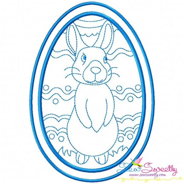 Bean Stitch Artistic Easter Egg Embroidery Design-7-1