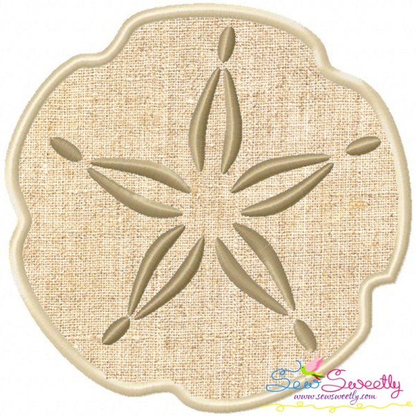 Sand Dollar Applique Design Pattern-1