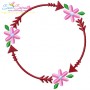 Summer Flower Frames Embroidery Design Bundle-9