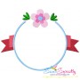 Summer Flower Frames Embroidery Design Bundle-10