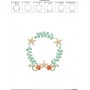 Beach Frame Embroidery Design Pattern-2