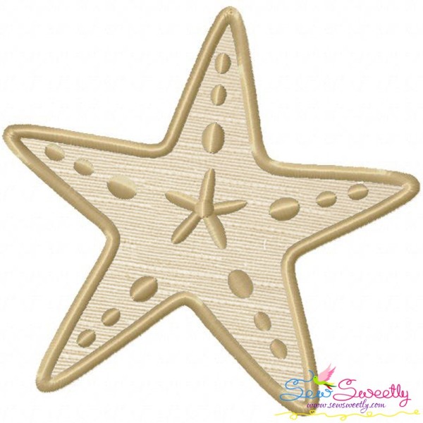 Starfish Applique Design Pattern-1