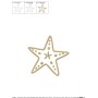 Starfish Applique Design Pattern-2