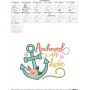 Anchored In Love Embroidery Design Pattern-2