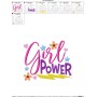 Girl Power Embroidery Design Pattern-2