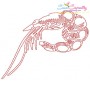 One Line Bean Stitch Sea Animals Embroidery Design Bundle-5