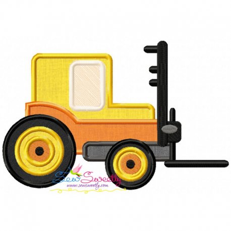 Forklift Applique Design Pattern-1