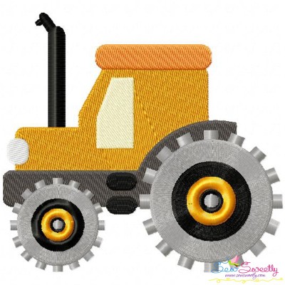 Tractor Embroidery Design Pattern-1