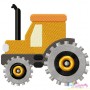 Tractor Embroidery Design Pattern-1
