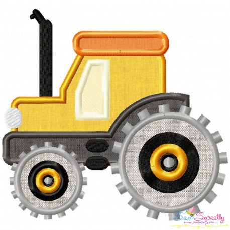 Tractor Applique Design Pattern