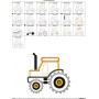 Tractor Applique Design Pattern-2