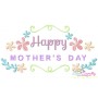 Mother's Day Floral Embroidery Design Bundle-5