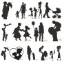 Mother's Day Silhouette Embroidery Design Bundle-2