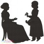 Mother's Day Silhouette Embroidery Design Bundle-13