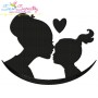Mother's Day Silhouette Embroidery Design Bundle-14