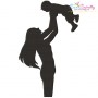 Mother's Day Silhouette Embroidery Design Bundle-19