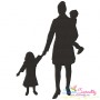 Mother's Day Silhouette Embroidery Design Bundle-22