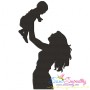 Mother's Day Silhouette Embroidery Design Bundle-27