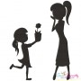 Mother's Day Silhouette Embroidery Design Bundle-28