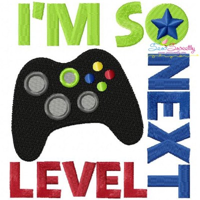 I'm So Next Level Embroidery Design Pattern-1