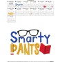 Smarty-Pants Embroidery Design Pattern-2