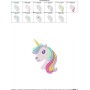Unicorn Head Embroidery Design Pattern-2