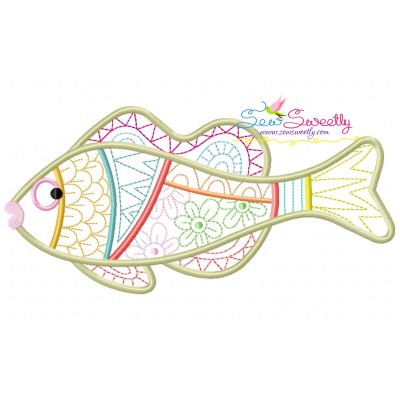 Magic Fish-10 Embroidery Design Pattern-1