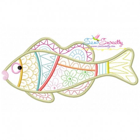 Magic Fish-10 Embroidery Design Pattern