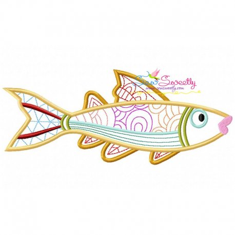 Magic Fish-09 Embroidery Design Pattern