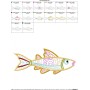 Magic Fish-09 Embroidery Design Pattern-2