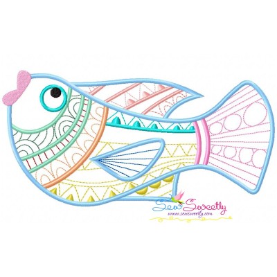 Magic Fish-06 Embroidery Design Pattern-1